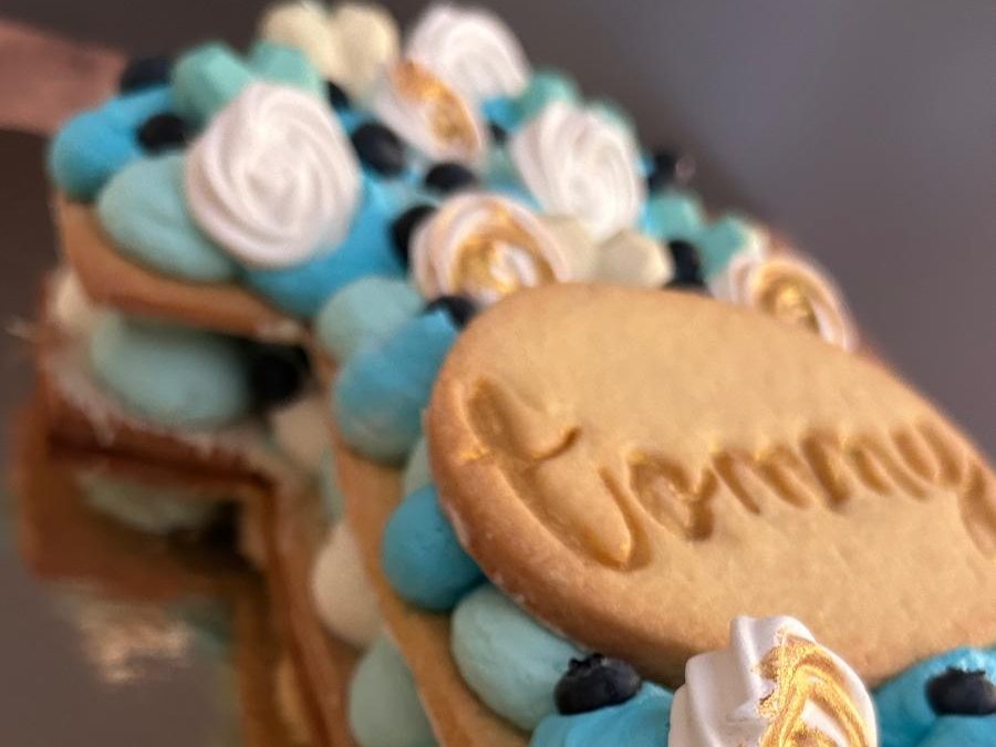 Torta decorata per una cerimonia